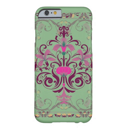 Vintage floral pattern  Two-Tone coffee mug Barely There iPhone 6 Case