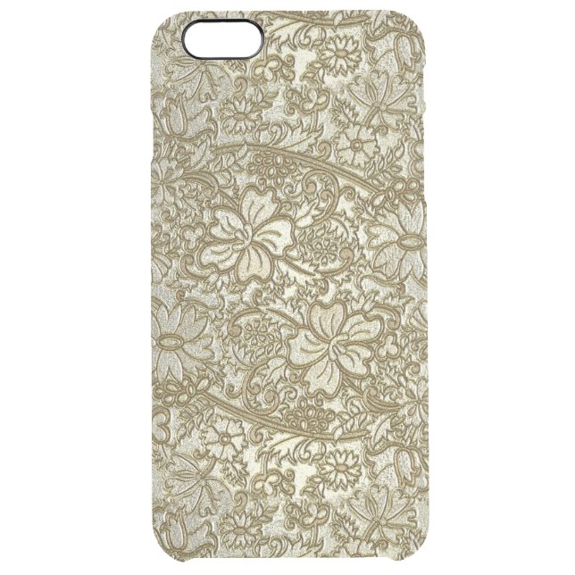 Vintage Floral Pattern Uncommon iPhone Case (Back)