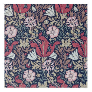 Vintage Floral Pattern, William Morris Acrylic Print