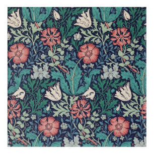Vintage Floral Pattern, William Morris Acrylic Print
