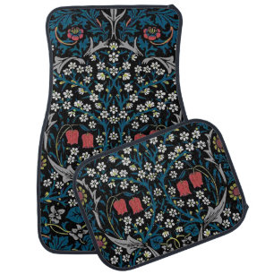 Vintage Floral Pattern, William Morris Car Floor Mat