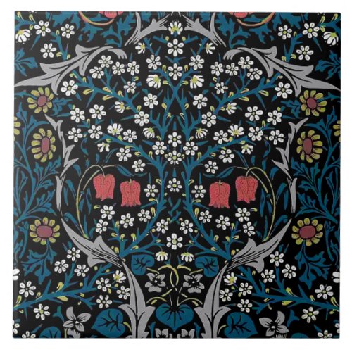 Vintage Floral Pattern William Morris Ceramic Tile