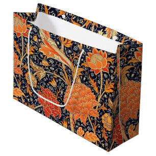 Vintage Floral Pattern, William Morris Large Gift  Bag