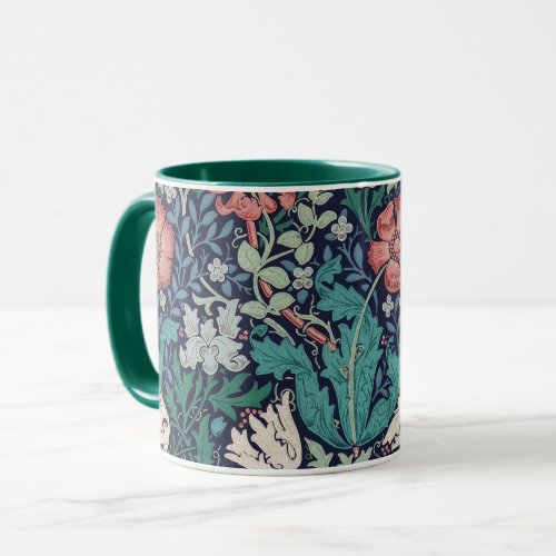Vintage Floral Pattern William Morris Mug