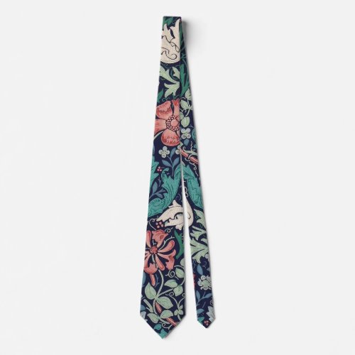 Vintage Floral Pattern William Morris Neck Tie