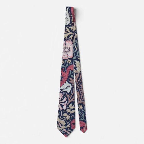 Vintage Floral Pattern William Morris Neck Tie