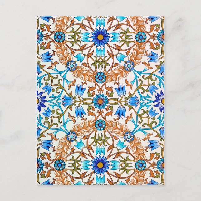 Vintage Floral Pattern, William Morris Postcard (Front)
