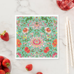 Vintage Floral Pattern, William Morris Style, Napkins