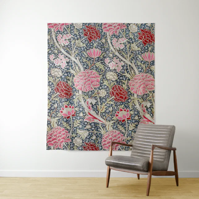 Vintage Floral Pattern, William Morris Tapestry | Zazzle