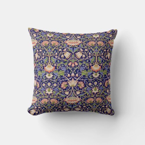 Vintage Floral Pattern William Morris Throw Pillow