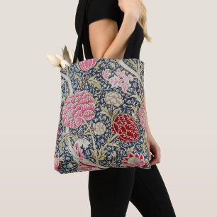 Vintage Floral Pattern, William Morris Tote Bag