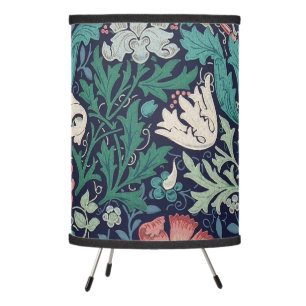 Vintage Floral Pattern, William Morris Tripod Lamp