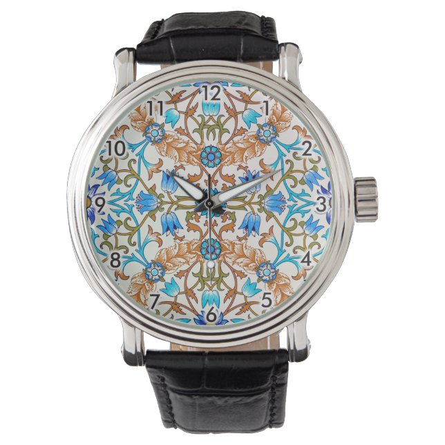 Vintage Floral Pattern, William Morris Watch (Front)