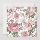 Vintage Floral Pattern with Roses (Front)