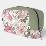 Vintage Floral Pattern with Roses Dopp Kit