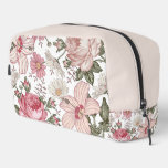 Vintage Floral Pattern with Roses Dopp Kit
