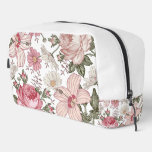 Vintage Floral Pattern with Roses Dopp Kit
