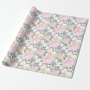 Vintage Floral pattern Wrapping Paper