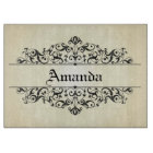Vintage Floral Personalized