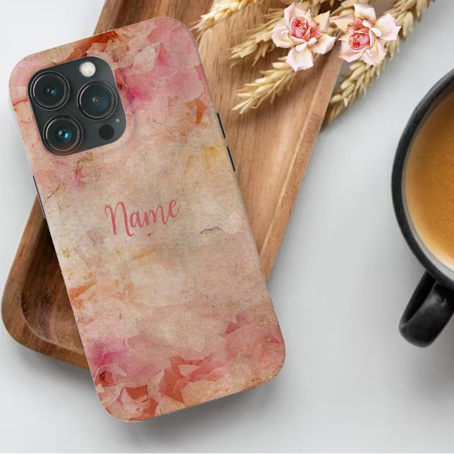 Vintage Floral Personalized Phone Case (Creator Uploaded)