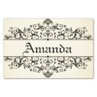 Vintage Floral Personalized