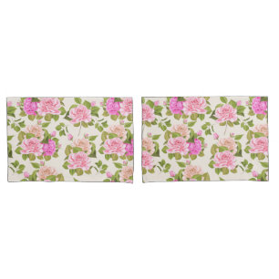 Vintage Floral Pillow Case