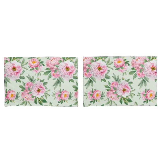Vintage Floral Pillow Case (Front-Set)