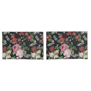 Vintage Floral Pillow Case