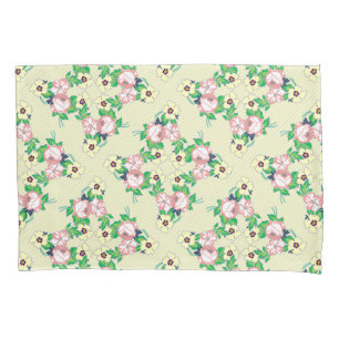 Vintage Floral Pillowcase