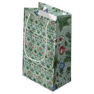 Vintage Floral Pink Blue William Morris Daisy Small Gift Bag