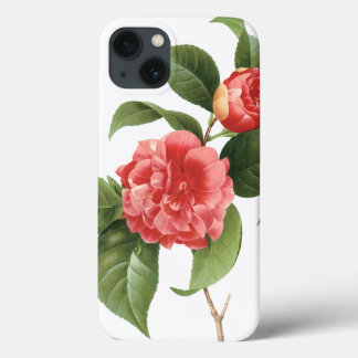 Vintage Floral, Pink Camellia Flowers by Redoute iPhone 13 Case