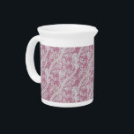 Vintage Floral Pink White Flowers John Henry Dearl Beverage Pitcher<br><div class="desc">Vintage Floral Pink White Flowers John Henry Dearle Beverage Pitcher - This product boasts a beautiful vintage design created in 1890 by John Henry Dearle, a very talented designer trained by William Morris and who would later rise to the position of chief textile designer within Morris' company - Morris &...</div>