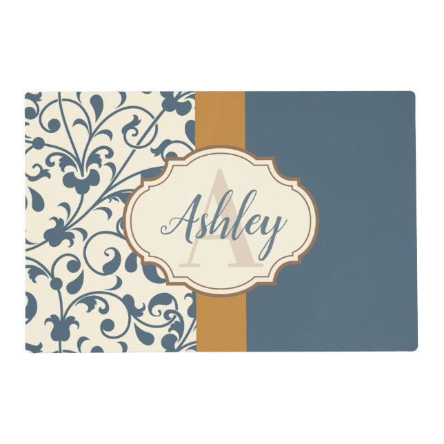 Vintage Floral Placemat (Front)
