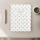 Vintage Floral Planner<br><div class="desc">Custom-designed planner notebook featuring elegant floral pattern with personalized name.</div>