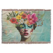 Vintage Floral Portrait