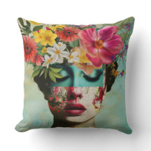 Vintage Floral Portrait