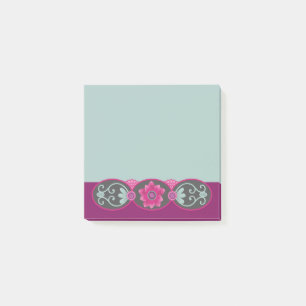 Vintage Floral Post It Notes