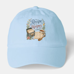 Vintage Floral Recipe Keeper Cottagecore Hat