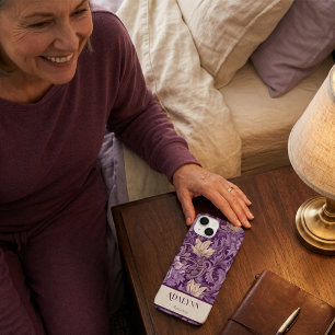 Vintage Floral Retirement Gifts for Mom Violet Case-Mate iPhone 14 Case