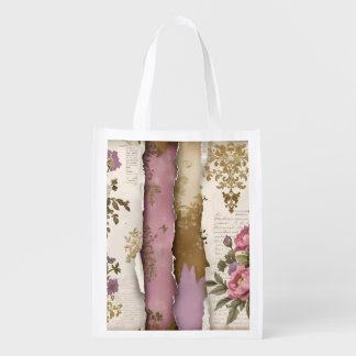 Vintage Floral - Reusable Shopping Bag