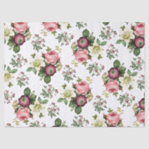 Vintage Floral Rose Pattern
