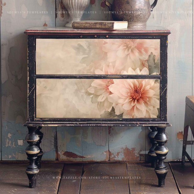Vintage Floral Rustic Ephemeral Decoupage Tissue Paper (Creator Uploaded)