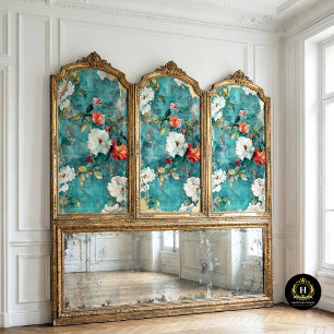 Vintage Floral Rustic Texture French  Decoupage Tissue Paper