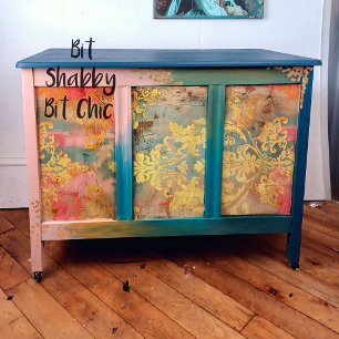 Vintage Floral Rustic Texture French Decoupage Tissue Paper