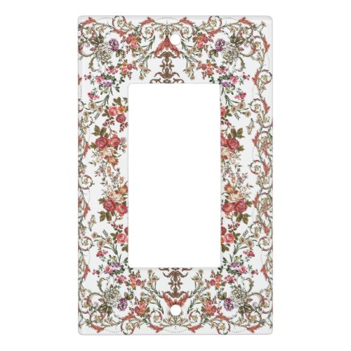 Vintage Floral scrolls Light Switch Cover