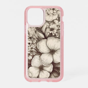 Vintage Floral Sepia Pattern (10) Speck iPhone 11 Pro Case