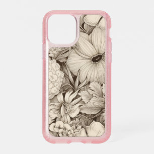 Vintage Floral Sepia Pattern (8) Speck iPhone 11 Pro Case