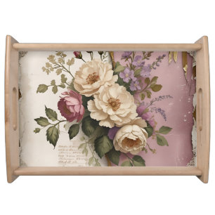 Vintage Floral - Serving Tray