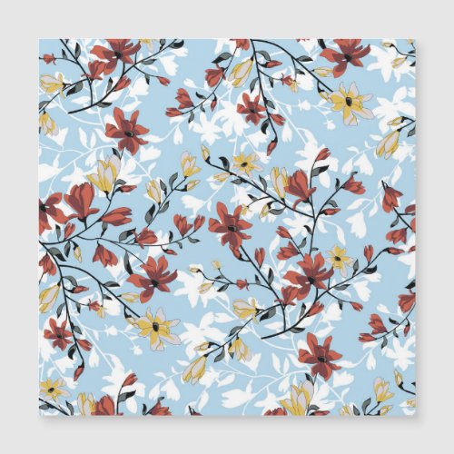 Vintage Floral Simple Fabric Background