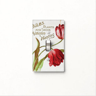 Vintage Floral Single Toggle Light Switch Cover